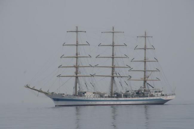 Корабль в Эгейском море