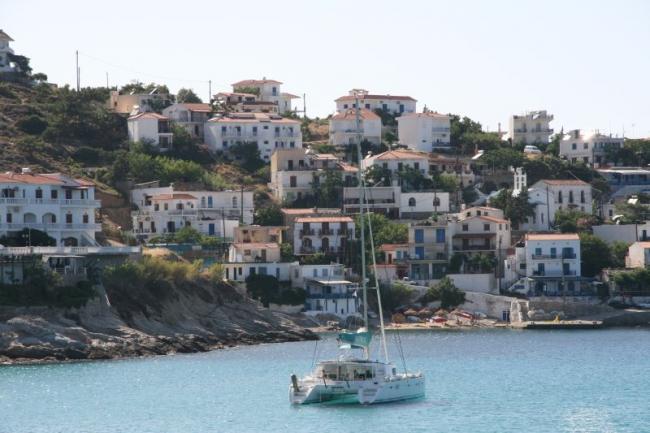 At anchor off the coast of Ikaria...