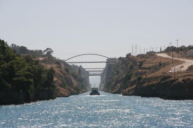 Passing the Corinth channel