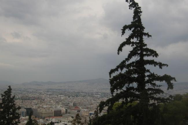 The rainy day in Athens...