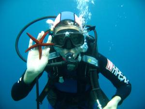 Diving in Paros