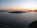 Solnedgång i Santorini