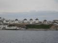 The famous windmills of Mykonos