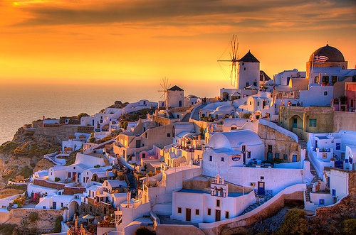 Sunset in Santorini